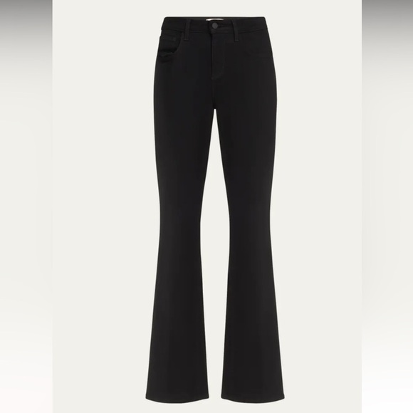 L’AGENCE | Oriana Straight High Rise Jean 28 Closet Staple Capsule Wardrobe BLK - Picture 1 of 4